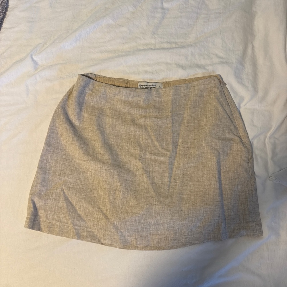 Abercrombie & Fitch Beige Mini Skirt